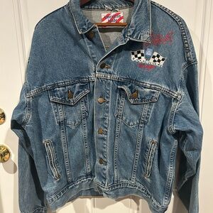 Vintage Dale Earnhardt denim jacket
